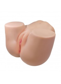 Телесный мастурбатор Julia с 2 любовными тоннелями - Baile - в Абакане купить с доставкой