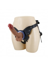 Поясной страпон Wells: трусики в форме бабочки и фаллоимитатор-насадка - Baile - купить с доставкой в Абакане