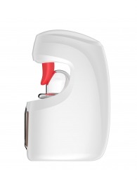 Белый мастурбатор с язычком и возвратно-поступательными движениями - Secwell - в Абакане купить с доставкой