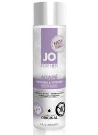 Женский лубрикант на водной основе JO AGAPE LUBRICANT ORIGINAL - 120 мл. - System JO - купить с доставкой в Абакане