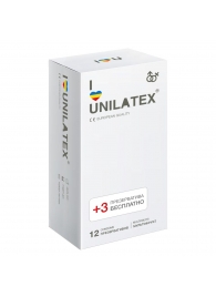 Разноцветные ароматизированные презервативы Unilatex Multifruit  - 12 шт. + 3 шт. в подарок - Unilatex - купить с доставкой в Абакане
