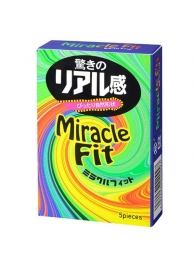 Презервативы Sagami Xtreme Miracle Fit - 5 шт. - Sagami - купить с доставкой в Абакане