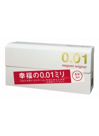 Супер тонкие презервативы Sagami Original 0.01 - 5 шт. - Sagami - купить с доставкой в Абакане