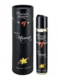 Массажное масло с ароматом ванили Huile de Massage Gourmande Vanille - 59 мл. - Plaisir Secret - купить с доставкой в Абакане