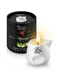 Массажная свеча с ароматом белого чая Jardin Secret D asie The Blanc - 80 мл. - Plaisir Secret - купить с доставкой в Абакане