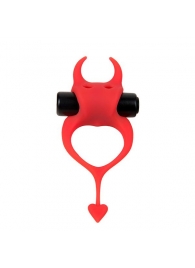 Красное эрекционное кольцо в форме дьяволенка DEVOL COCKRING - Adrien Lastic - в Абакане купить с доставкой