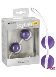 Фиолетово-белые вагинальные шарики Joyballs Bicolored - Joy Division