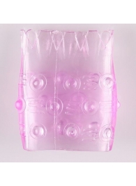 Розовая сквозная насадка  Ананасик - White Label - в Абакане купить с доставкой