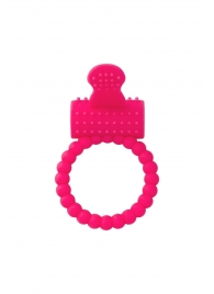 Розовое силиконовое виброкольцо A-toys - A-toys - в Абакане купить с доставкой