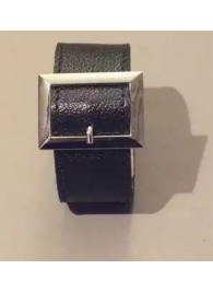 Чёрный браслет с квадратной пряжкой - Подиум - купить с доставкой в Абакане