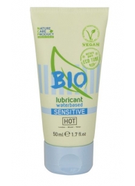 Органический лубрикант для чувствительной кожи Bio Sensitive - 50 мл. - HOT - купить с доставкой в Абакане