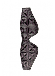 Фиолетово-черная маска BLAZE BLINDFOLD PURPLE - Dream Toys - купить с доставкой в Абакане