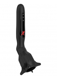 Чёрный вибростимулятор для головки члена с эффектом всасывания Vibrating Roto-Sucker - Pipedream - в Абакане купить с доставкой