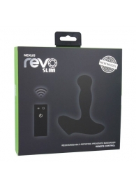 Чёрный перезаряжаемый массажёр предстательной железы NEXUS Revo Slim - Nexus Range - в Абакане купить с доставкой