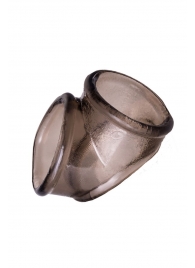Дымчатое эрекционное кольцо с фиксацией мошонки - ToyFa - в Абакане купить с доставкой
