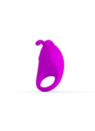 Лиловое эрекционное кольцо с вибрацией Rabbit Vibrator - Baile - в Абакане купить с доставкой