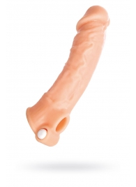 Удлиняющая насадка на пенис с вибрацией - 18,5 см. - ToyFa - в Абакане купить с доставкой