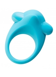 Голубое эрекционное силиконовое кольцо TOYFA A-Toys - A-toys - в Абакане купить с доставкой