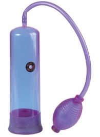 Фиолетовая вакуумная помпа E-Z Pump - California Exotic Novelties - в Абакане купить с доставкой