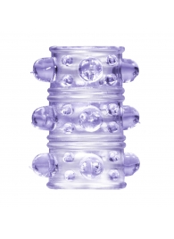 Фиолетовая насадка на пенис Rings Armour - Lola Games - в Абакане купить с доставкой