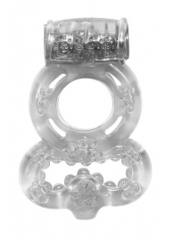Прозрачное эрекционное кольцо Rings Treadle с подхватом - Lola Games - в Абакане купить с доставкой