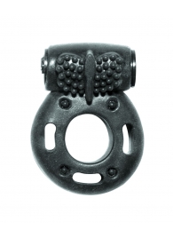 Черное эрекционное кольцо с вибрацией Rings Axle-pin - Lola Games - в Абакане купить с доставкой