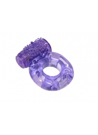 Фиолетовое эрекционное кольцо с вибрацией Rings Axle-pin - Lola Games - в Абакане купить с доставкой