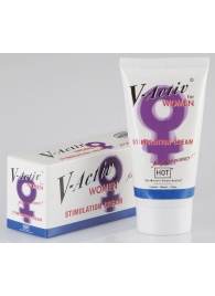 Стимулирующий крем для женщин V-activ - 50 мл. - HOT - купить с доставкой в Абакане