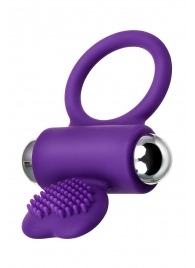 Фиолетовое виброкольцо с ресничками JOS PERY - JOS - в Абакане купить с доставкой