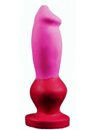 Розово-красный фаллоимитатор  Стаффорд medium  - 24 см. - Erasexa - купить с доставкой в Абакане