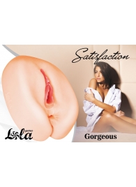 Мастурбатор с 2 тоннелями Satisfaction Gorgeous - Lola Games - в Абакане купить с доставкой