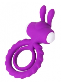 Фиолетовое эрекционное кольцо на пенис JOS  GOOD BUNNY - JOS - в Абакане купить с доставкой