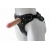 Черный пояс-трусики с двумя насадками Soft-Dolli - 16,5 и 10,5 см. - LOVETOY (А-Полимер) - купить с доставкой в Абакане