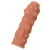 Телесная реалистичная насадка KOKOS Extreme Sleeve 11 с дополнительной стимуляцией - 12,7 см. - KOKOS - в Абакане купить с доставкой