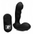 Черный стимулятор простаты Alpha-Pro 7X P-Milker Silicone Prostate Stimulator with Milking Bead - XR Brands - в Абакане купить с доставкой