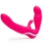 Ярко-розовый безремневой страпон Rechargeable Vibrating Strapless Strap-On - Happy Rabbit - купить с доставкой в Абакане