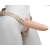 Телесный фаллопротез MEN STYLE с анальным стимулятором - 17,5 см. - LOVETOY (А-Полимер) - купить с доставкой в Абакане