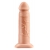 Телесный реалистичный фаллоимитатор с полостью Silicone Hollow Extension - 20 см. - Pipedream - купить с доставкой в Абакане