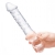 Прозрачный двухсторонний стимулятор 12  Double Ended Dildo - 28 см. - Glas