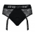 Черные трусики для насадок Diva Lingerie Harness - size S - Strap-on-me - купить с доставкой в Абакане