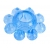 Голубая гелевая насадка-цветок - Toyfa Basic - в Абакане купить с доставкой