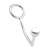 Кольцо на пенис с анальным стимулятором Stainless Steel Anal Hook   Cock Ring - BlueLine - в Абакане купить с доставкой