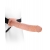Фаллопротез телесного цвета Hollow Strap-On - 29 см. - Pipedream - купить с доставкой в Абакане
