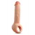 Телесная насадка-удлинитель Thrive 8.75 Inch Realistic Penis Extender Sleeve - 22,2 см. - Blush Novelties - в Абакане купить с доставкой