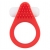Красное эрекционное кольцо LIT-UP SILICONE STIMU RING 1 RED - Dream Toys - в Абакане купить с доставкой