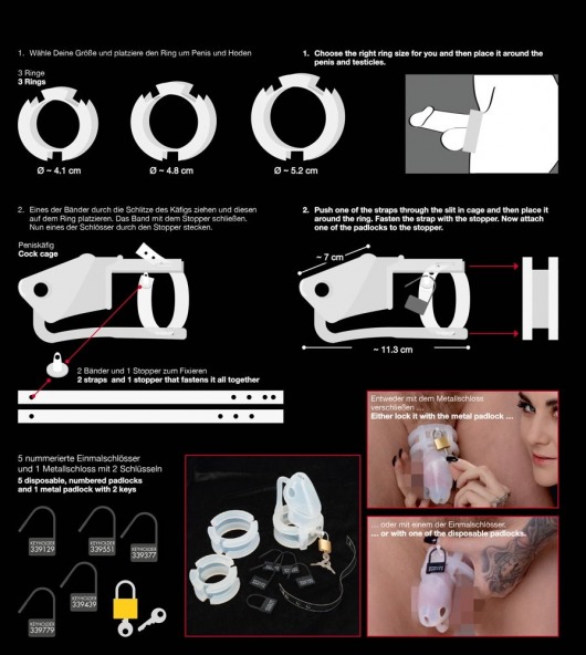 Набор для мужского пояса верности Cock Cage Set - Orion - купить с доставкой в Абакане