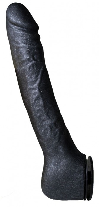 Чёрная фаллическая насадка BLACK BENT 3 - 18 см. - LOVETOY (А-Полимер) - купить с доставкой в Абакане