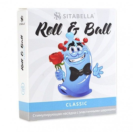 стимулирующий презерватив-насадка Roll   Ball Classic - Sitabella - купить с доставкой в Абакане