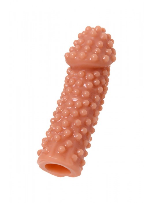 Телесная насадка на фаллос с бугорками KOKOS Extreme Sleeve 10 - 15,8 см. - KOKOS - в Абакане купить с доставкой