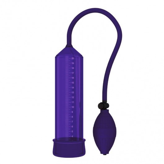 Фиолетовая вакуумная помпа - 25 см. - Rubber Tech Ltd - в Абакане купить с доставкой